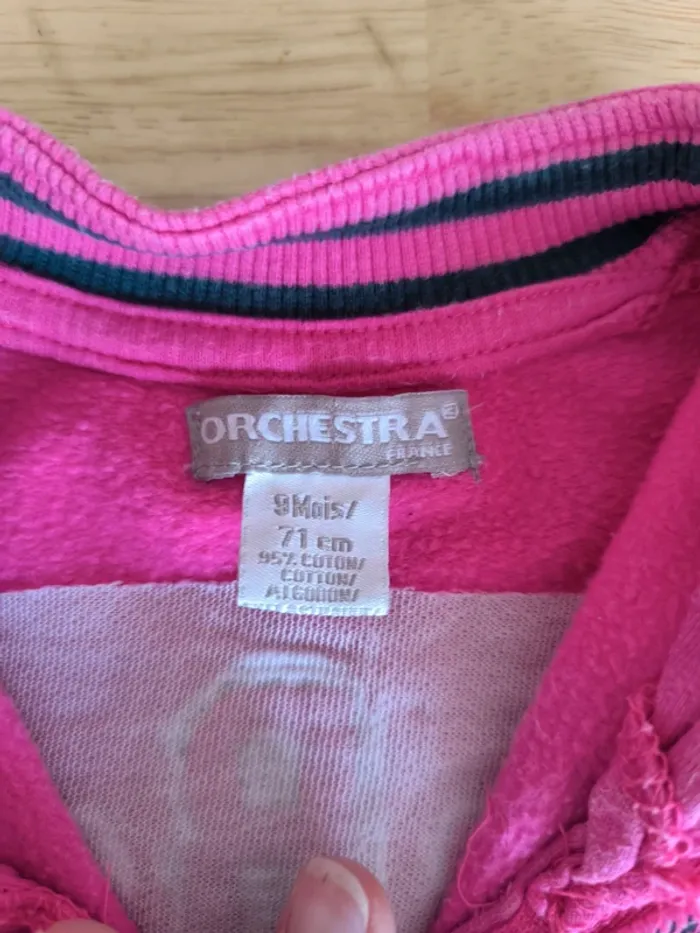 Veste zippée fille - photo numéro 3