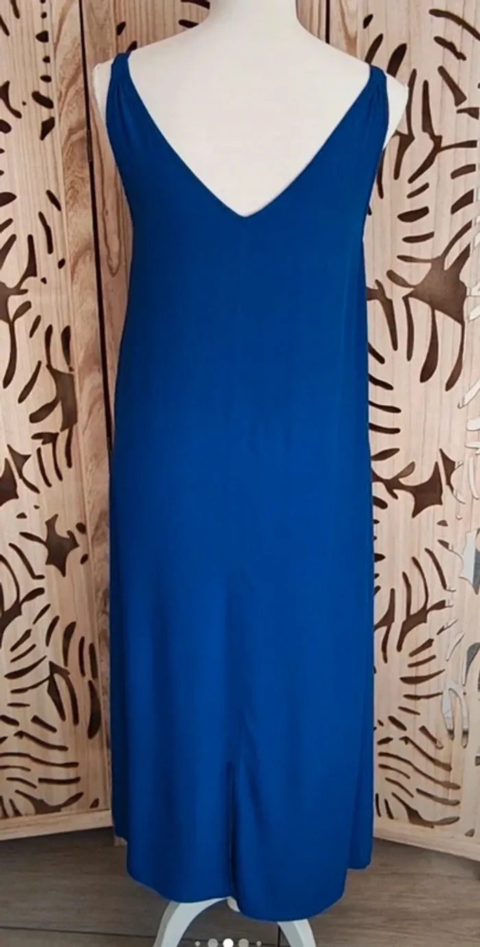 Robe midi Bleu roi T38 Kiabi - photo numéro 6