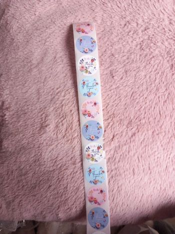 24 autocollants thank you