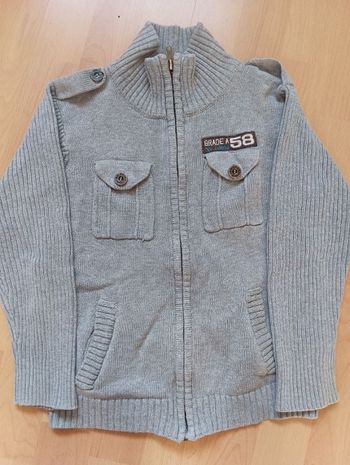 Gilet gris Okaïdi