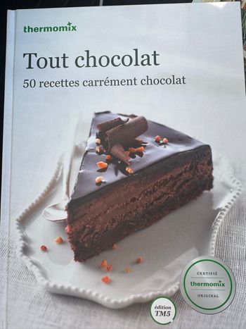 Livre Thermomix tout chocolat 