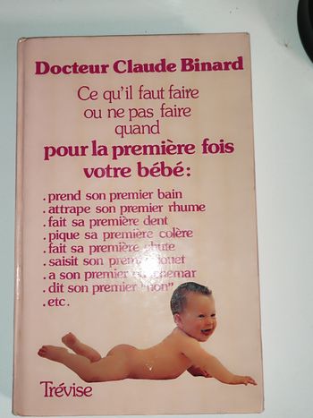 Livre  pour la première de votre bebe