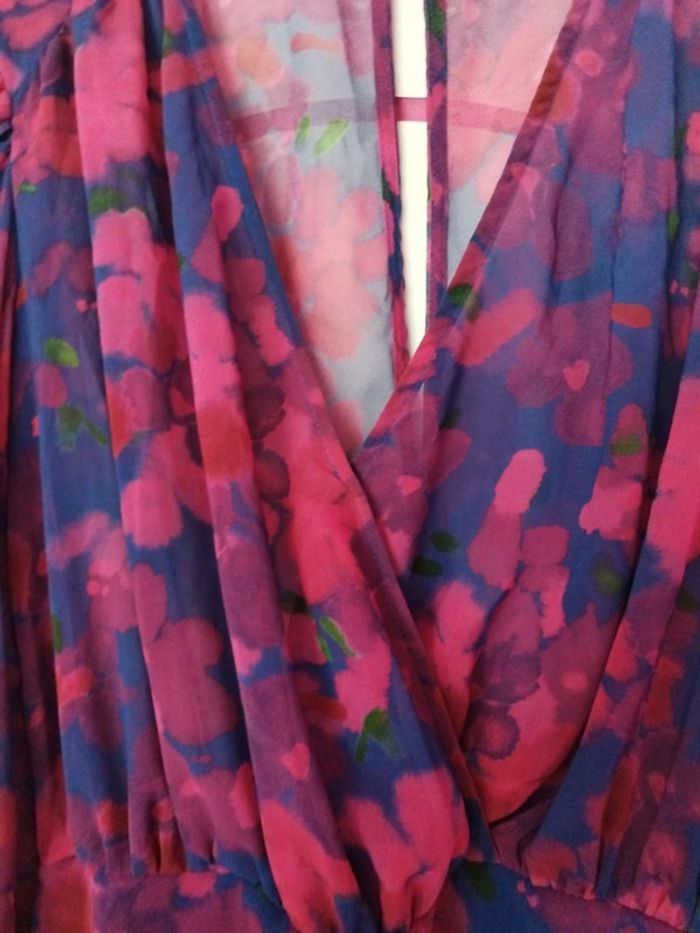 Robe a motif fleuri en voile femme Morgan taille 38 1 - photo numéro 5