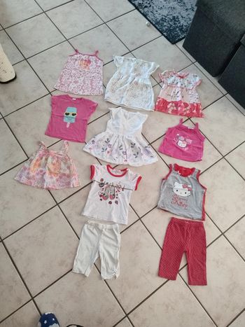 Lot été 12 mois 74 cm