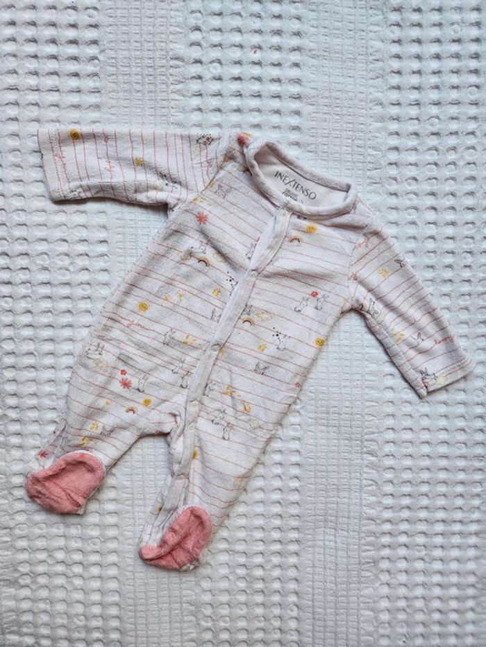 Pyjama velours 1 mois