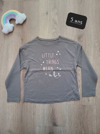 Tee-shirt manche longue 5 ans