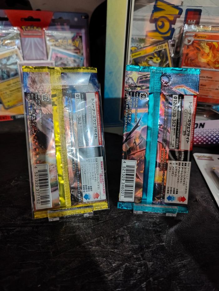 Booster Pokémon Japonais ev8 et ev3 Japonais. - photo numéro 2
