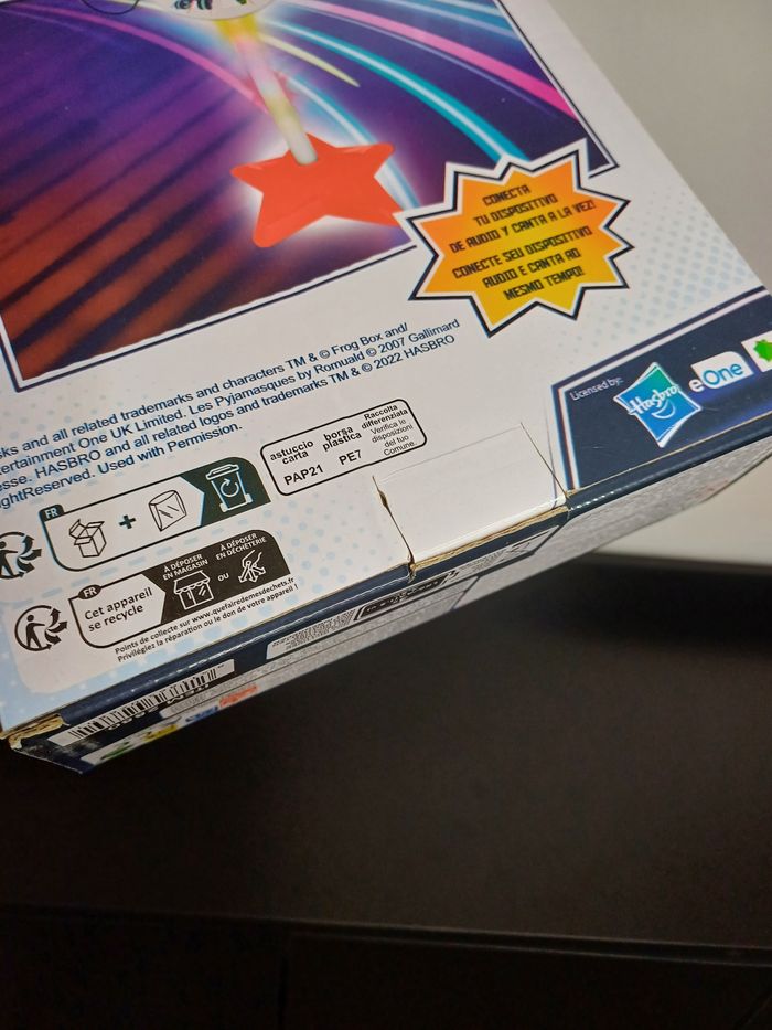 🧸Micro pour enfant pjmasks avec possibilité de connecter un téléphone dessus neuf avec étiquette - photo numéro 7