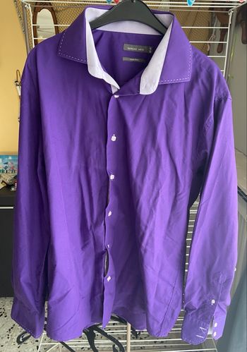Chemise violette mauve 45/46