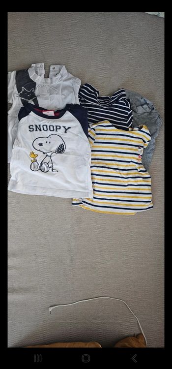Lots 5 tshirt manche longue