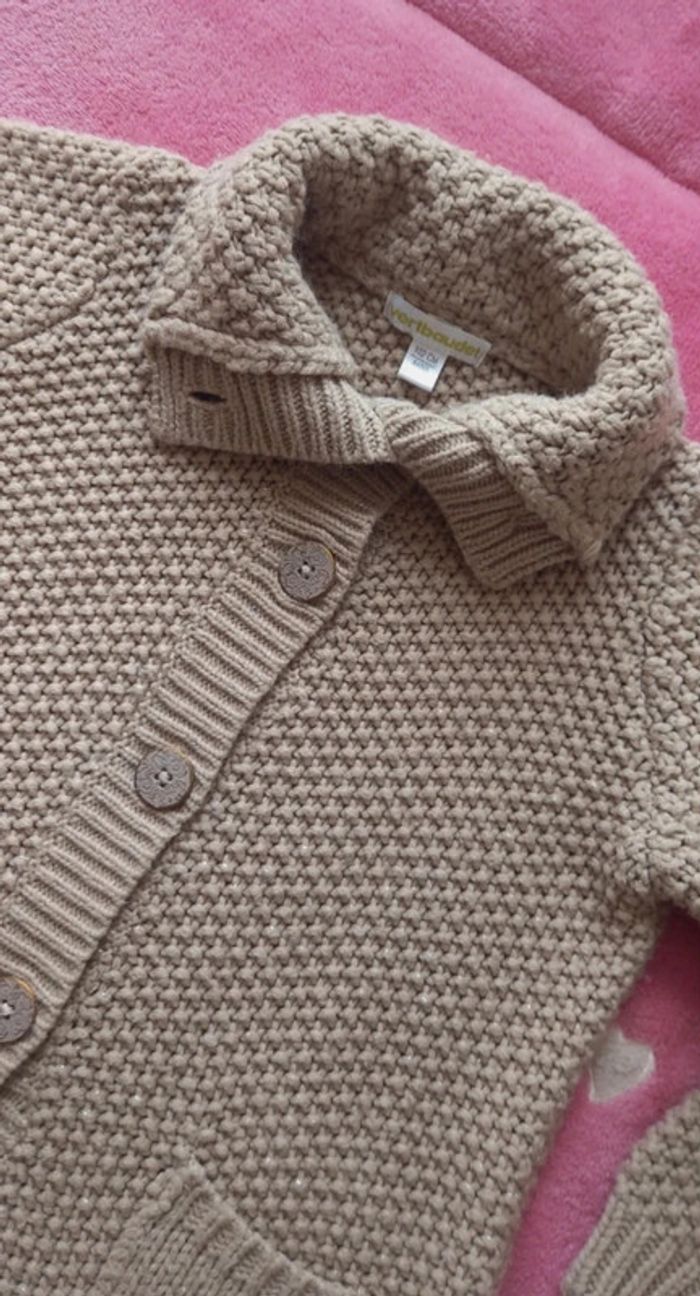 Gilet Vertbaudet taille 4 ans en très bon état - photo numéro 2