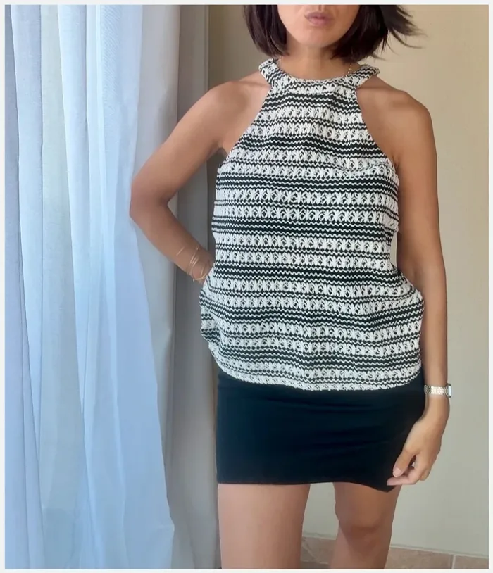 Haut en crochet pimkie M très bon état - photo numéro 3