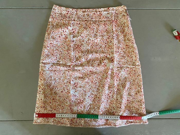 Jupe Etam à fleurs style liberty et pois taille 36 - photo numéro 13