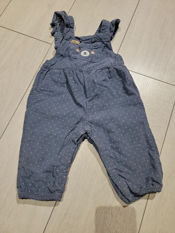 Salopette hiver fille velours Sergent Major 12 mois