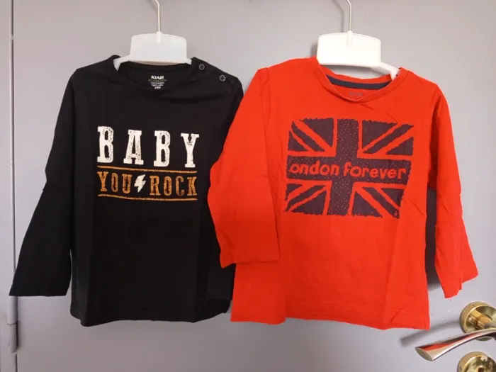 Lot t-shirt 24 mois
