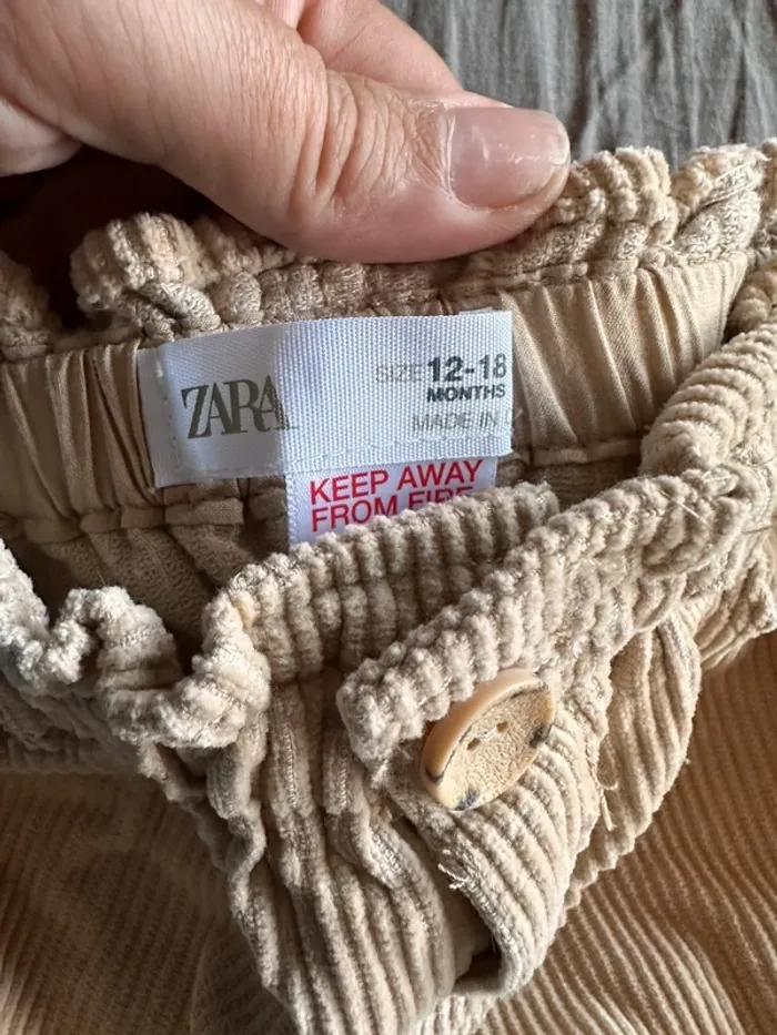 Zara short en velours 86 - photo numéro 2