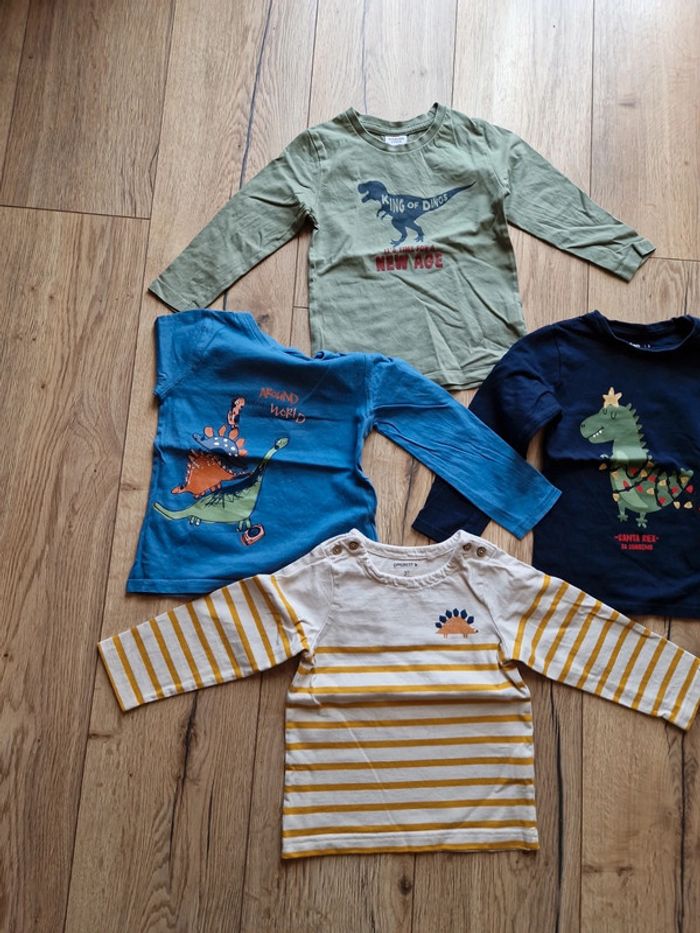 4 t-shirts manches longues 3 ans - photo numéro 2
