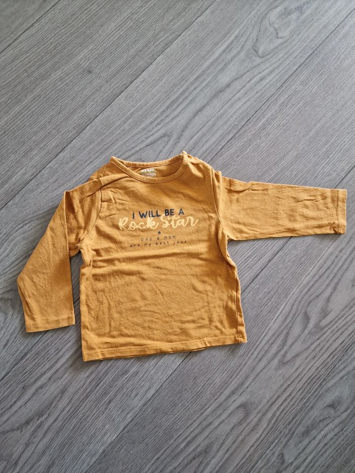 Lot de 6 tee-shirts légers manche longue garçon 18-24 mois - photo numéro 2