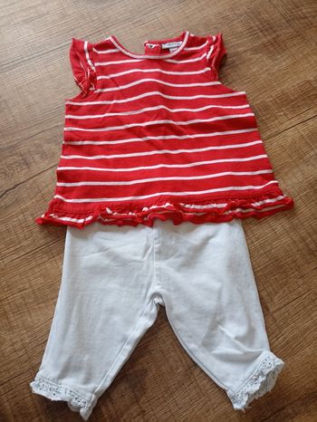 Ensemble été fille 6 -9 mois fagottino