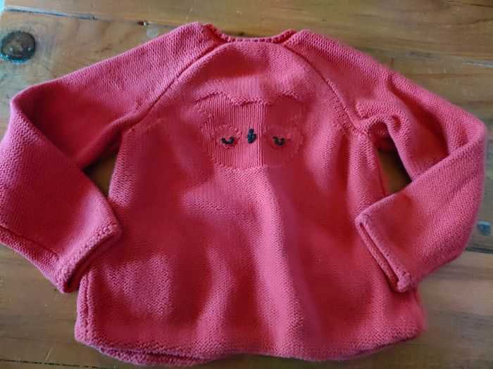 Gilet 36 mois ourson dans dos - photo numéro 2