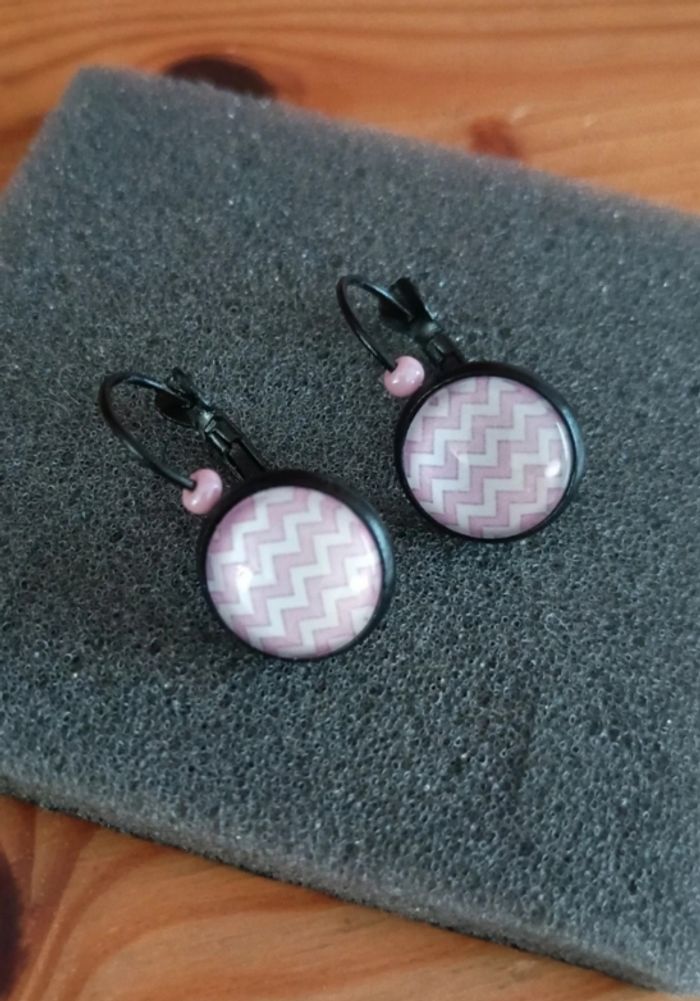 Boucles d'oreilles pendantes - photo numéro 1
