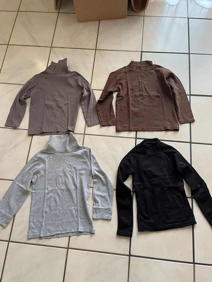 Lot de 4 sous pull garçon 8 ans