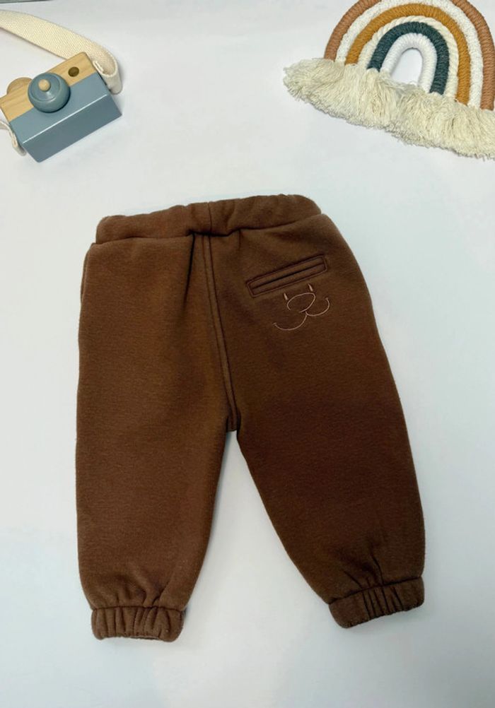 Pantalon de jogging Noukies marron taille 6 mois