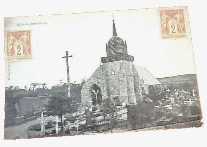 Carte postale ancienne  Perros-Guirec (Côtes d' Armor)  Eglise