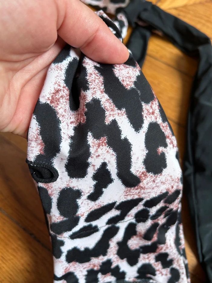 Neuf sublime maillot de bain 2 pièces léopard T36 - photo numéro 5