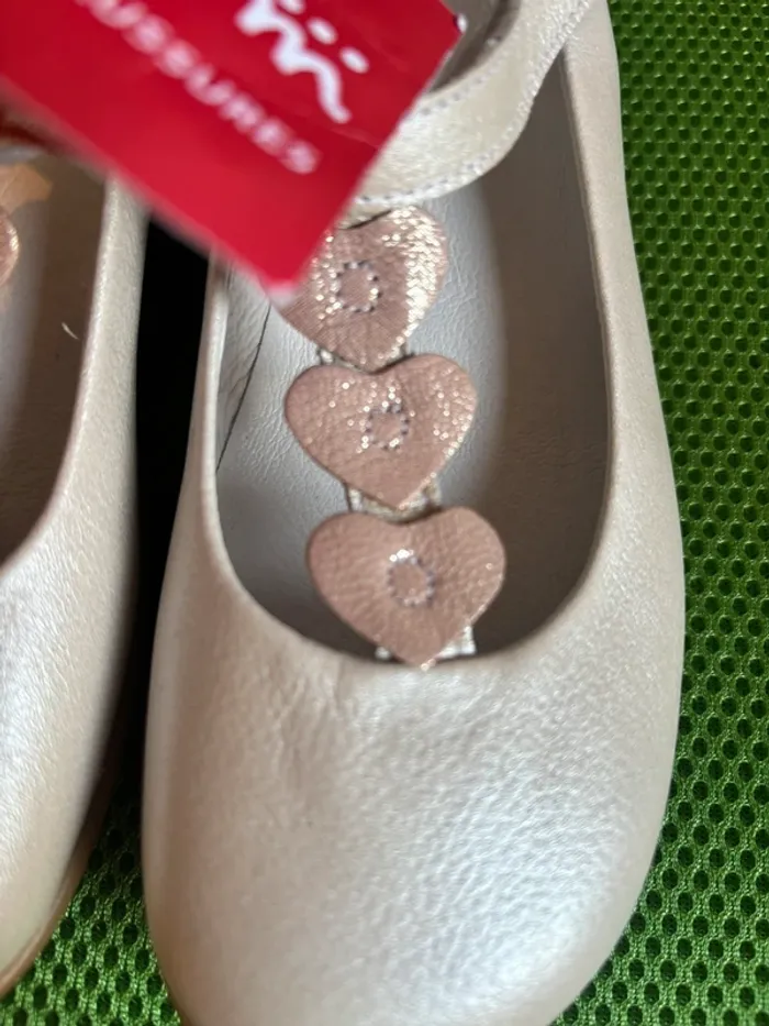 Neuves - Babies ballerines cuir DPAM 31 - photo numéro 4