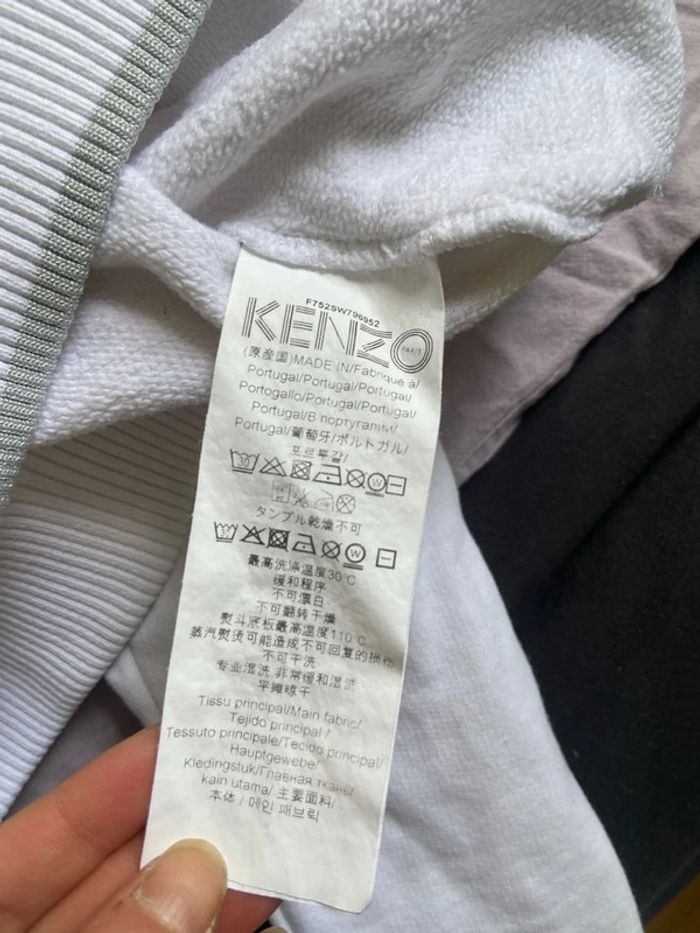 Sweat col rond blanc kenzo - photo numéro 6