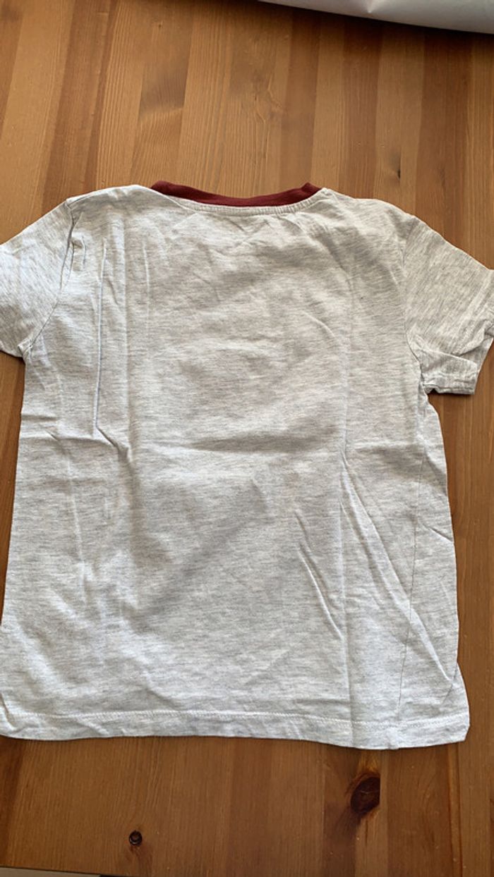 Tee-shirts imprimé gris 10 ans - photo numéro 4