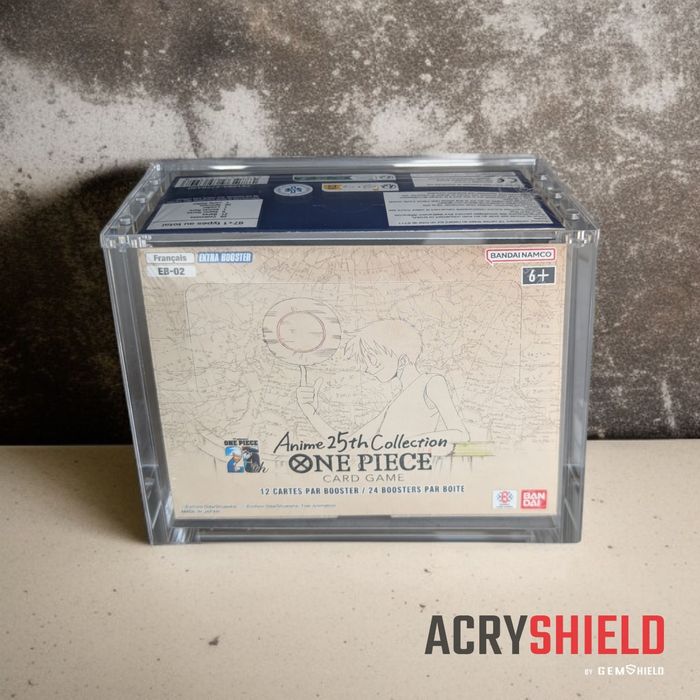 Protection acrylique premium pour display one piece FR et US après op03