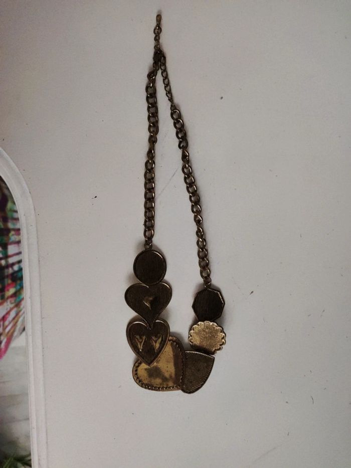 Collier tout métal doré - photo numéro 4