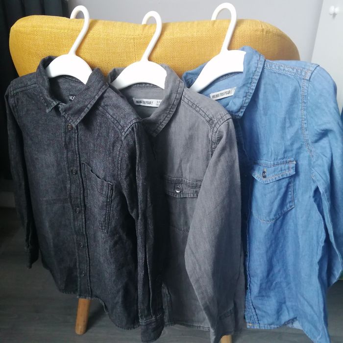 Lot de 3 chemises en jean