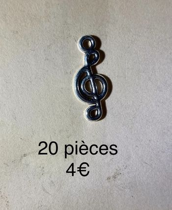 Breloque clé de sol
