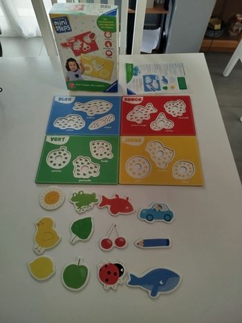 Puzzle imagier des couleurs