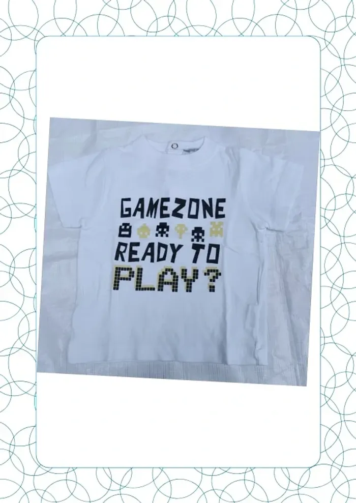 Tee shirt manches courtes 9 mois Kimbaloo