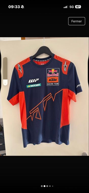 T-shirt Red Bull KTM Racing Team - Taille XS XS • Très bon état • Red Bull