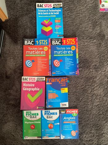 Lot de 8  livres de révision