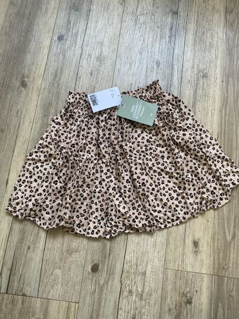 Jupe fluide léopard 18/24 mois h&m