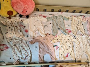 Lot de pyjamas de naissance pour bébé fille