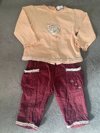 Jolie tenue Aubisou 12 mois