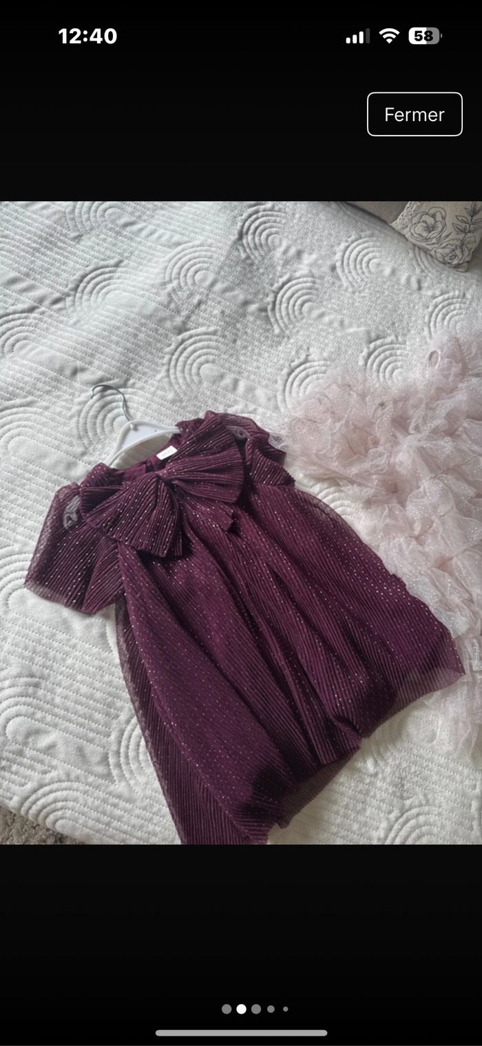 Lot deux robes 12/18 mois très bon état - photo numéro 2