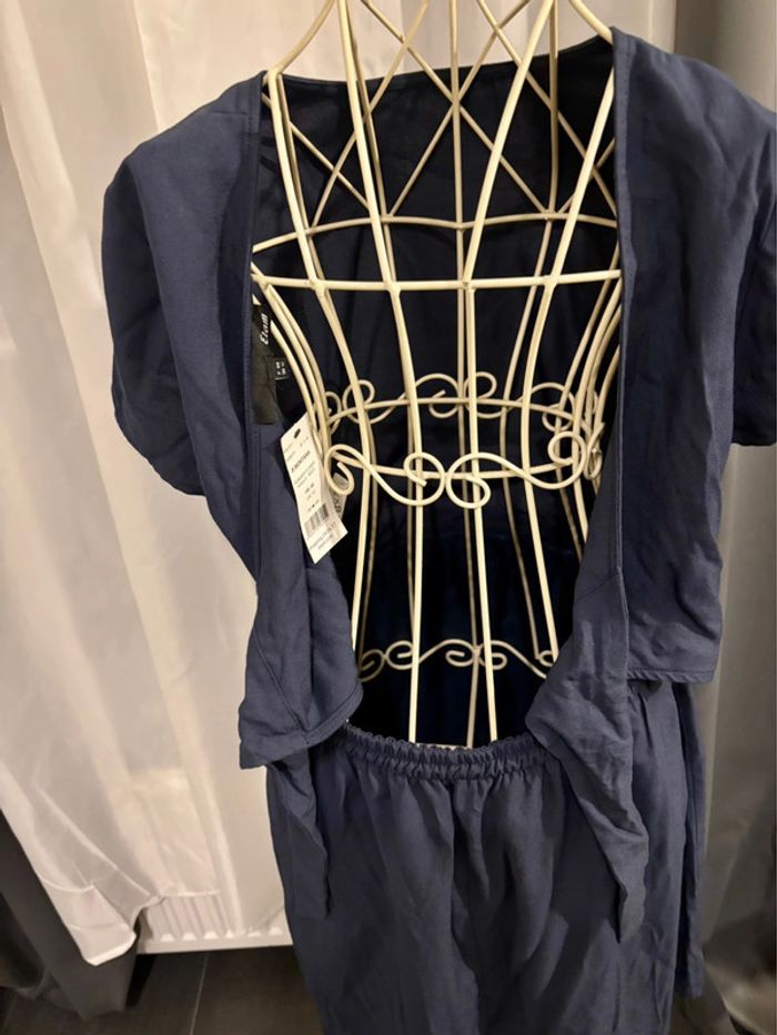 Robe bleue marine , dos nu , neuve , taille 40 , ETAM - photo numéro 5