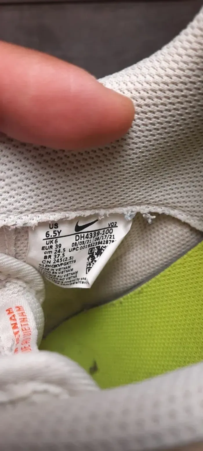 Basket femme Nike Air force 1  39 - photo numéro 9