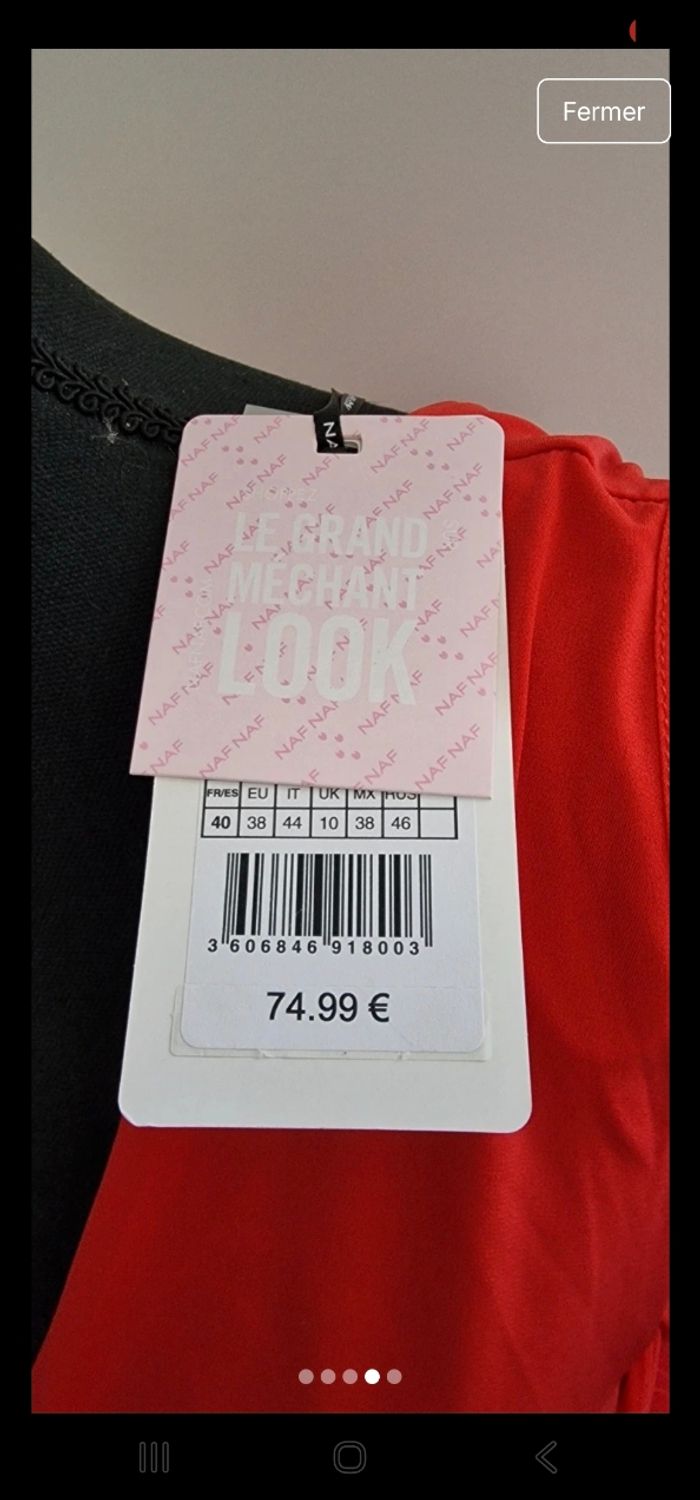 Robe de soirée Naf Naf - photo numéro 4