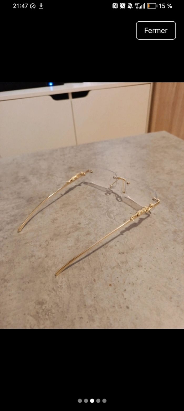 lunettes style cartier neuf - photo numéro 3