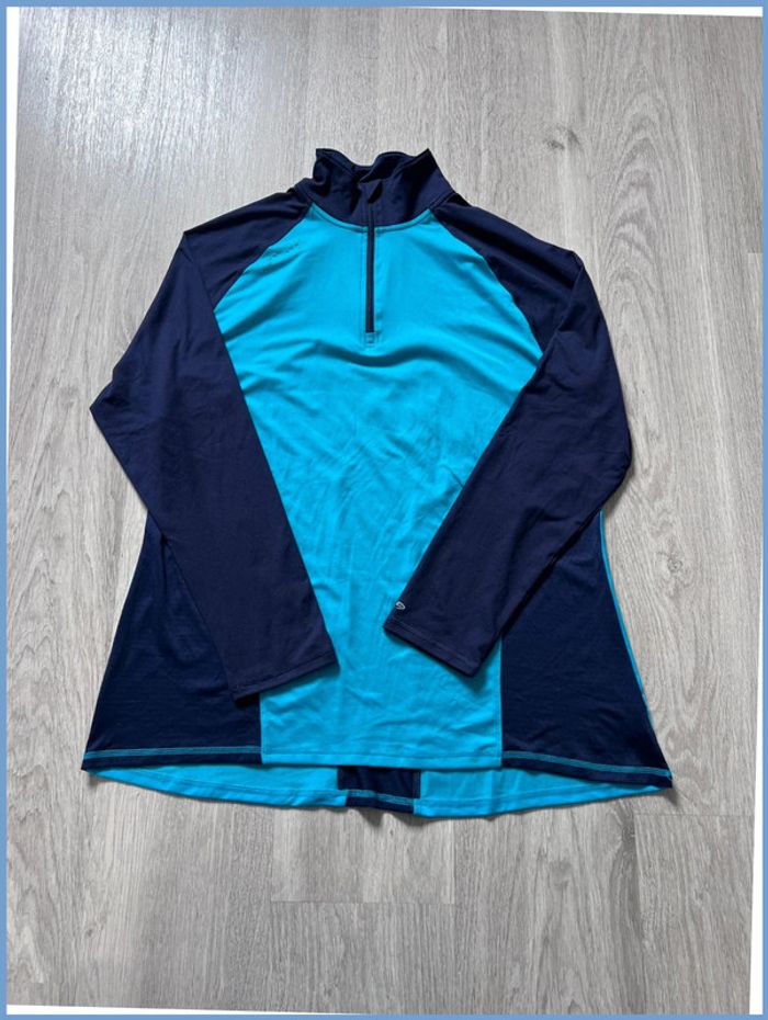Sweat de sport running cyclisme Champion Bleu et Violet Taille XXL - photo numéro 2