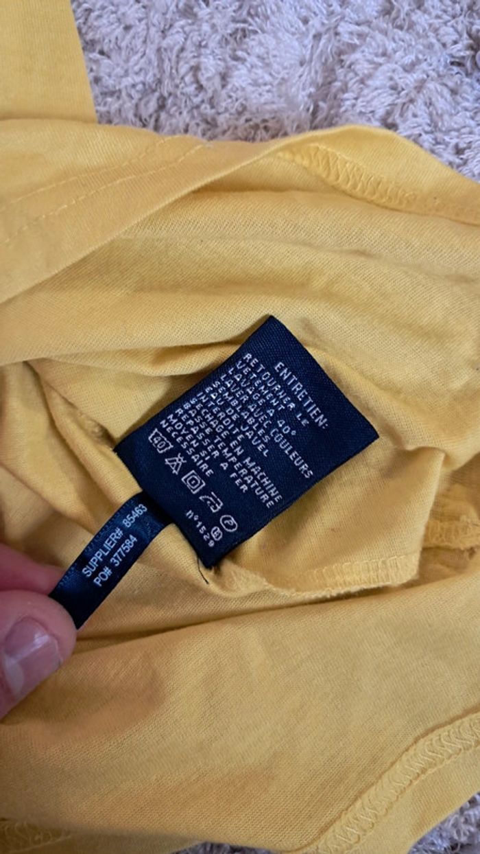 T shirt Polo Ralph Lauren jaune M - photo numéro 7